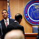 Federal Communications Commission (FCC) Chairman Ajit Pai, left, greets witnesses before the meeting where the FCC voted to repeal net neutrality, Dec. 14, 2017, in Washington.